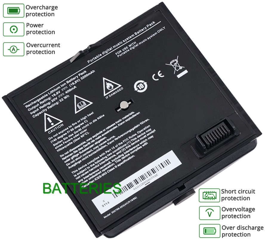 DIGITAL BOSE 300769-003 battery