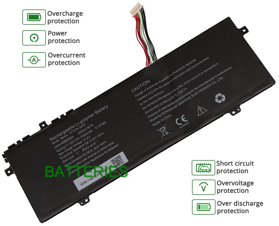 MEDION 477474-3S1P battery
