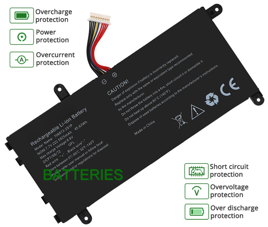 NOTEBOOK 706872-2S1P battery