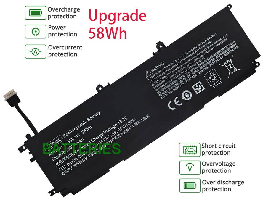 HP ADO3XL battery