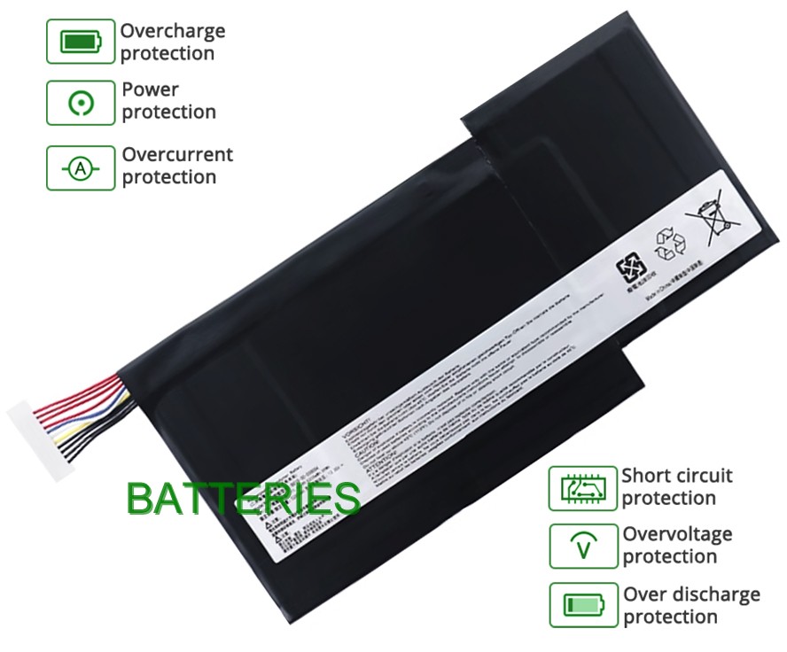NOTEBOOK EVGA SC15 I7-7700HQ battery