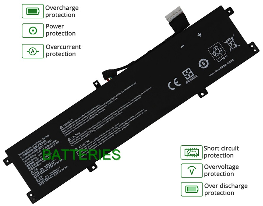 MSI VECTOR 16 HX A14V battery