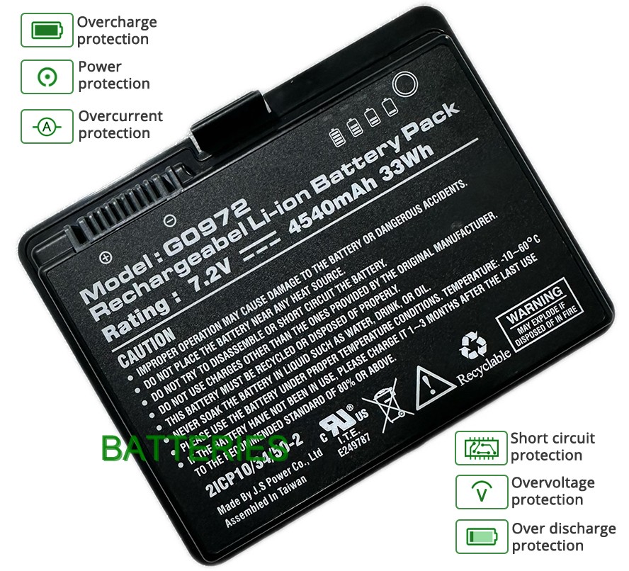 NOTEBOOK G0972 battery