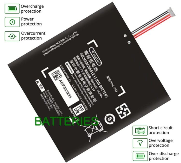 DIGITAL HAC-003 battery