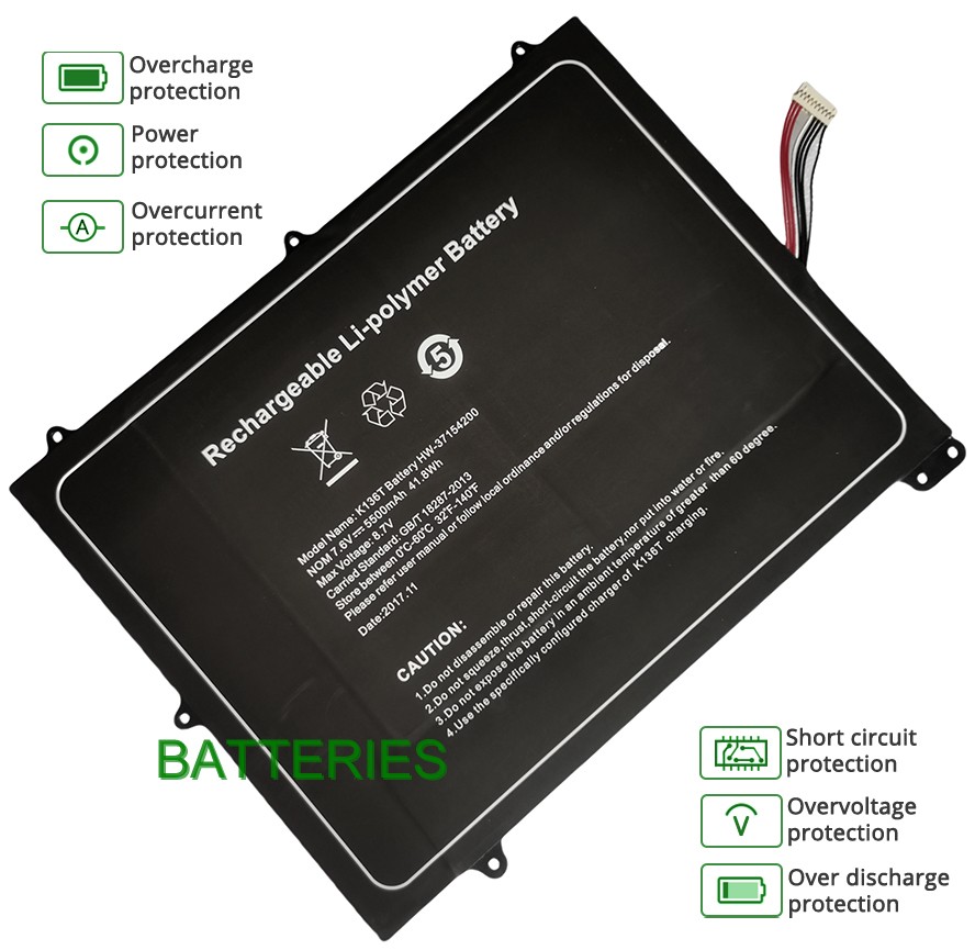 NOTEBOOK K136T battery