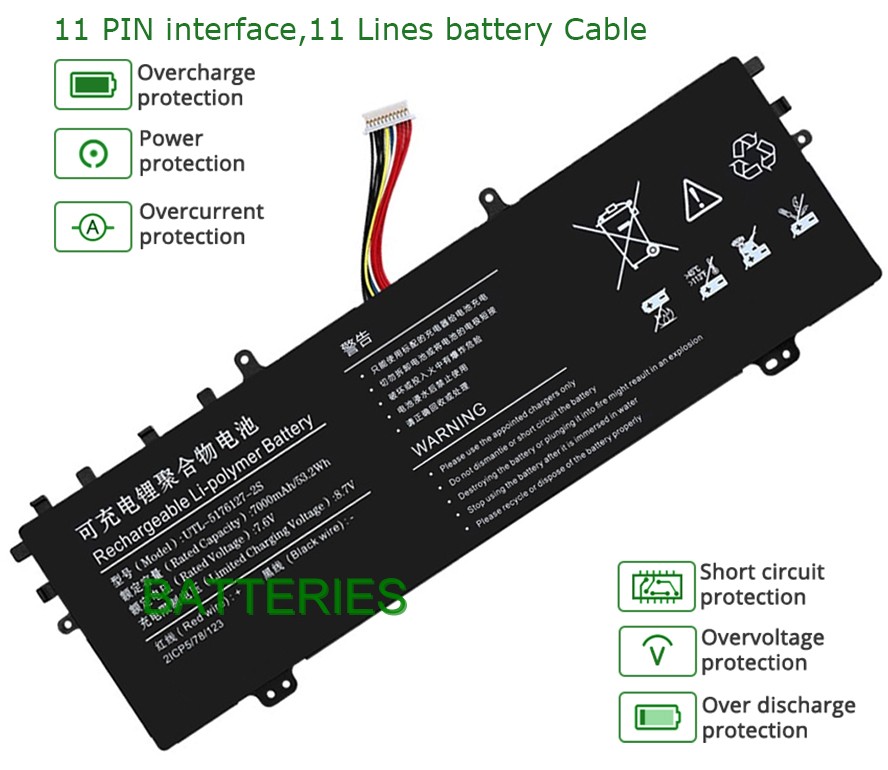 NOTEBOOK UTL-5176127-2S battery