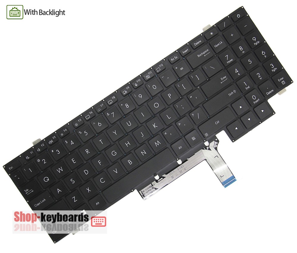 Asus H7604JV keyboard